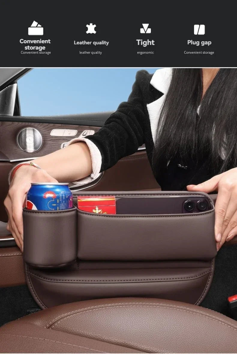 🔥HOT SALE 50% OFF 💖Car leather cup holder gap bag