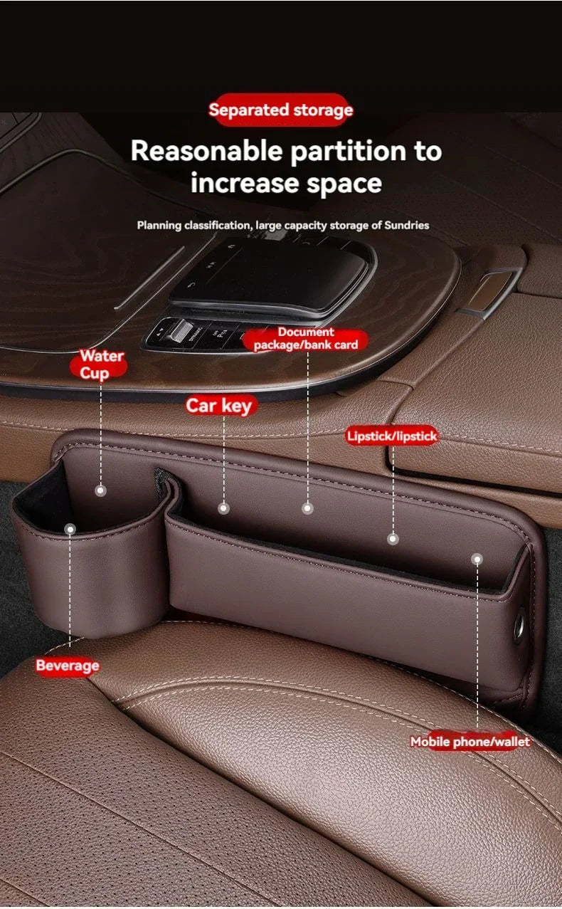 🔥HOT SALE 50% OFF 💖Car leather cup holder gap bag